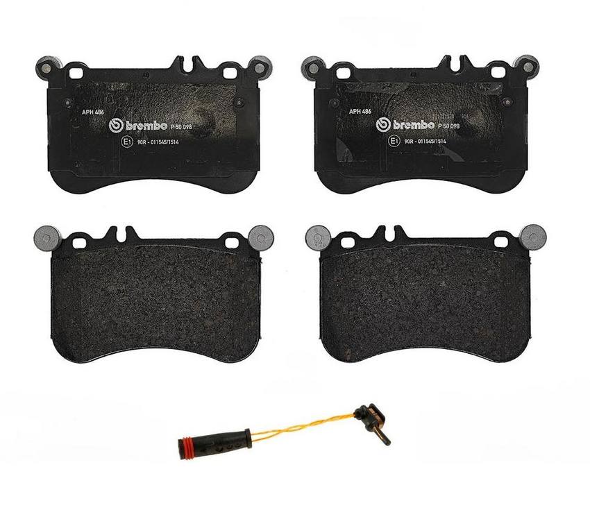 Brembo Brake Pad Set Kit - Front (Low-Met) (with Sensor)